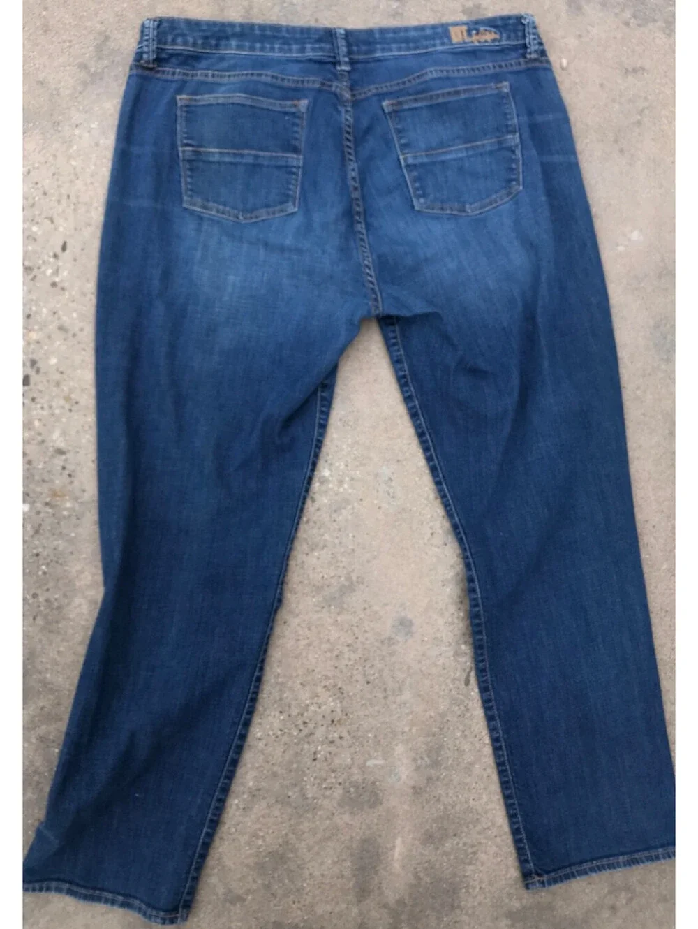 Kut from the Kloth Jeans Womens 14W Blue Katy Boyfriend Dark Wash Denim 36W 29L